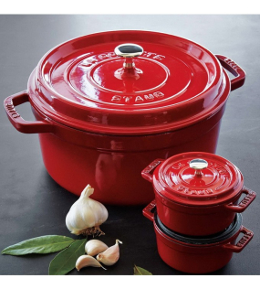 Кокот круглый La Cocotte 22 см / 2,6 л, красный