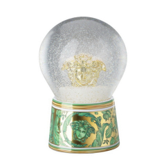 Снежный шар Versace Medusa Garland 12 см, зеленый
