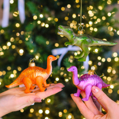 Елочная игрушка "Динозавр T-Rex" 8х15 см