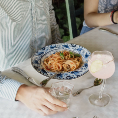 Тарелка глубокая "Птица в цветах" Classics on Acid 25 см