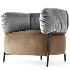 Кресло Calligaris Quadrotta CS3409, Mud Brown/Soil Brown