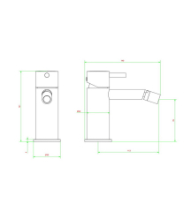 Смеситель для биде iB Rubinetti MilanoTorino MT220CC, хром