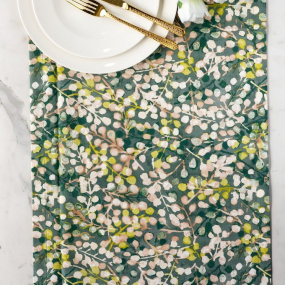 Скатерть-дорожка Livorno 40х150 см, цвет изумруд