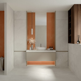 Керамогранит Imola Azuma Rock 120х120 N, White, 6,5 мм