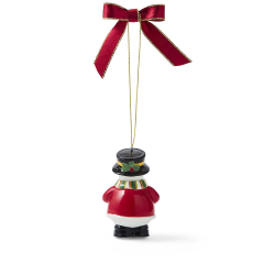 Елочная игрушка Spode Christmas Tree Ornaments "Снеговик с мороженым" 9 см