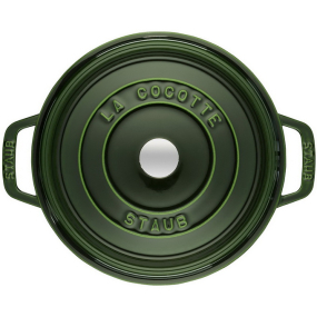 Кокот круглый La Cocotte 26 см / 5,2 л, зеленый базилик