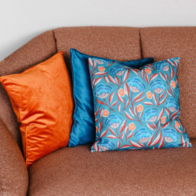 Чехол для подушки декоративной Isadora 40х40 см, цвет сине-зеленый