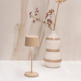 Лампа настольная Zafferano Olivia Micro 20 см, песочная