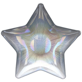 Блюдо "Звезда" 30 см, цвет серебро