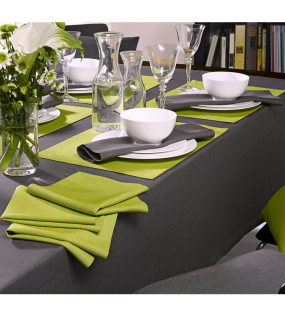 Скатерть прямоугольная Loft 150x250 см, цвет графит