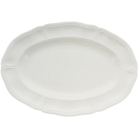 Блюдо овальное Pont aux choux blanc 37,2х25,8 см