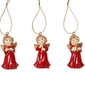 Елочная игрушка "Ангел" 6 см, в ассортименте