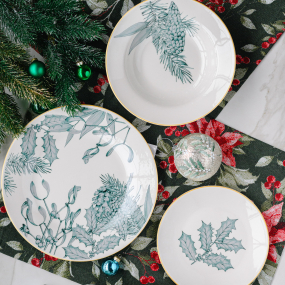 Набор посуды на 6 персон Bloom, 18 предметов