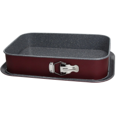Форма для запекания прямоугольная на подносе Cottura Sweet Cherry 35х23 см
