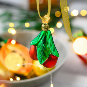 Игрушка на елку "Вишня" 8,5 см