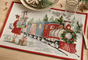 Салфетка под тарелку Sander Xmas Express 32х48 см