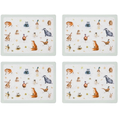 Набор подставок под тарелку "Лесные жители" 29,8х40,1 см, 4 шт