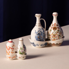 Набор из солонки и перечницы Hybrid, 3 предмета