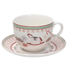 Набор чашек чайных с блюдцами Atollo Vintage 250 мл, 8 предметов