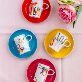 Набор чашек кофейных с блюдцами Tchaikovsky 104 мл, 8 предметов