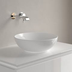 Раковина накладная Villeroy & Boch Loop & Friends 38х38, CeramicPlus, 4A4501R1, из TitanCeram