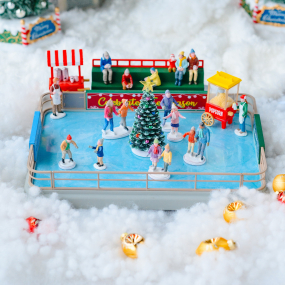 Фигурка музыкальная "Открытый каток" 31х27,9х14 см