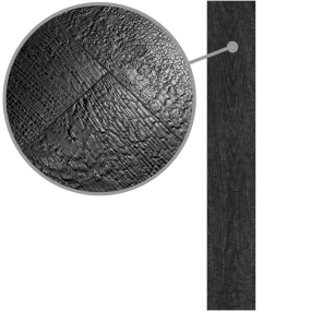 Керамогранит La Faenza Yakisugi 20х120 N, Nero, 6,5 мм