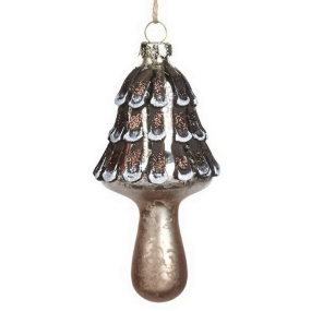 Новогодняя игрушка "Поганка" 13 см