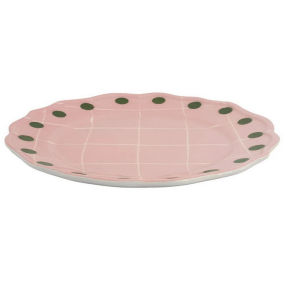 Тарелка столовая Quadri Rosa 27 см