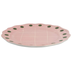 Тарелка столовая Quadri Rosa 27 см