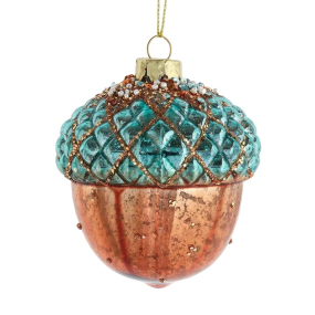 Елочная игрушка "Желудь" 8,9 см