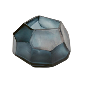 Подсвечник Guaxs Cubistic 9 см, морская волна