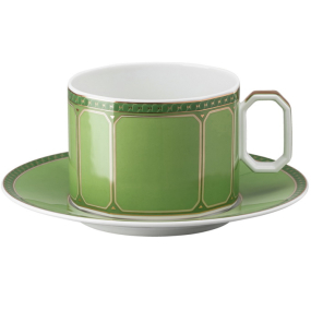 Чашка для капучино с блюдцем Signum Fern 350 мл 