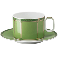 Чашка для капучино с блюдцем Signum Fern 350 мл 