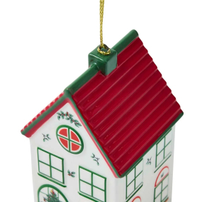 Елочная игрушка Spode Christmas Tree Ornaments "Домик в деревне" 9 см