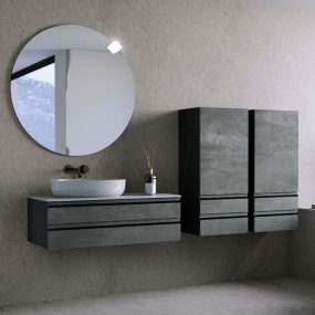 Шкаф-пенал подвесной Kolpa-San Alexis A 1011 DC, 101х45, дерево