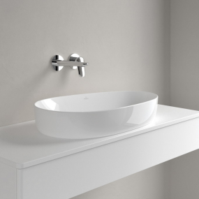Раковина накладная Villeroy & Boch Antao 65х40, CeramicPlus, 4A7465R1, из TitanCeram, White Alpin