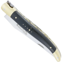 Нож карманный складной Pocket Knives 12 см, ручка - эбеновое дерево