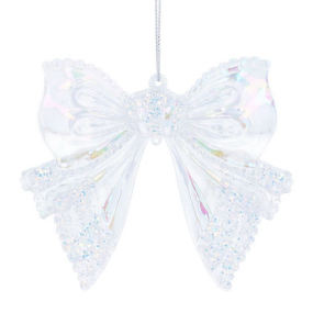 Елочная игрушка "Бант" 10х11 см