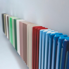 Радиатор Zehnder Сharleston 2180-8, 179х39, 1/2, V001 (V002), с термовентилем, черный