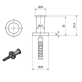Крючок iB Rubinetti Officina