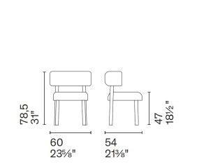 Стул Calligaris Glen CS2241, Sand
