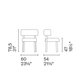 Стул Calligaris Glen CS2241, Sand