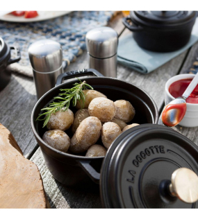 Кокот круглый La Cocotte 28 см / 6,7 л, черный матовый