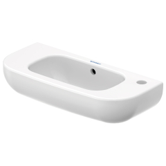 Раковина Duravit D-Code 50х22, отверстие справа, санфарфор