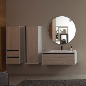 Шкаф-пенал подвесной Kolpa-San Pandora P 1301 NA, 130х45, дерево