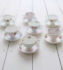 Чашка чайная с блюдцем Rose Confetti Vintage 185 мл