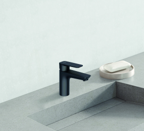 Смеситель для раковины Kludi Pure&Style 402923975, черный матовый
