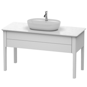 Тумба напольная Duravit Luv 134х57 LU956103636 White Satin Matt