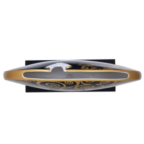 Ваза круглая "Поцелуй" 33,5 см (лимит. 999 изд.), черная